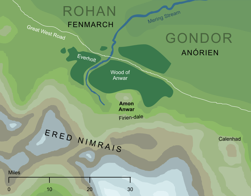 Map of Amon Anwar