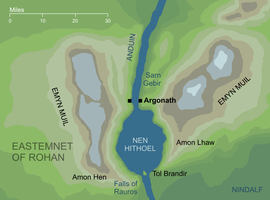 Map of the Argonath