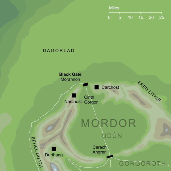 Map of the Black Gate