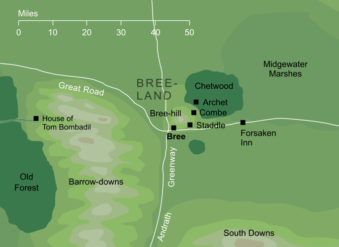 Map of Bree