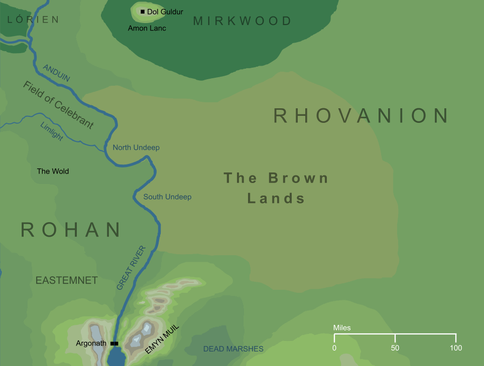 Map of the Brown Lands