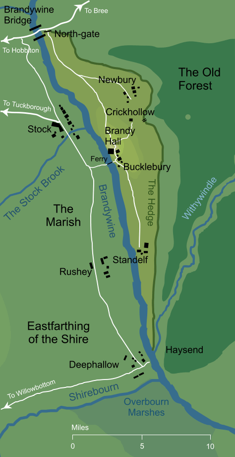 Map of Buckland