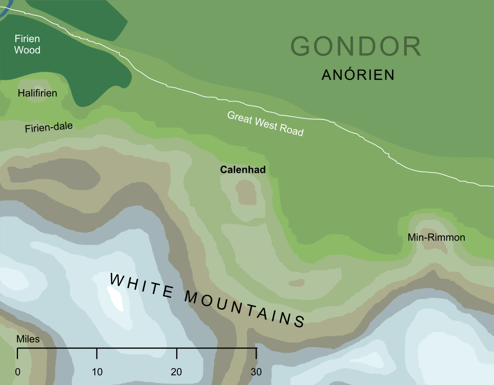 Map of Calenhad