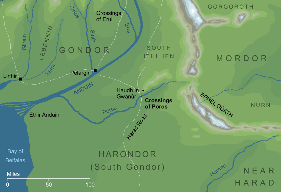 Map of the Crossings of Poros