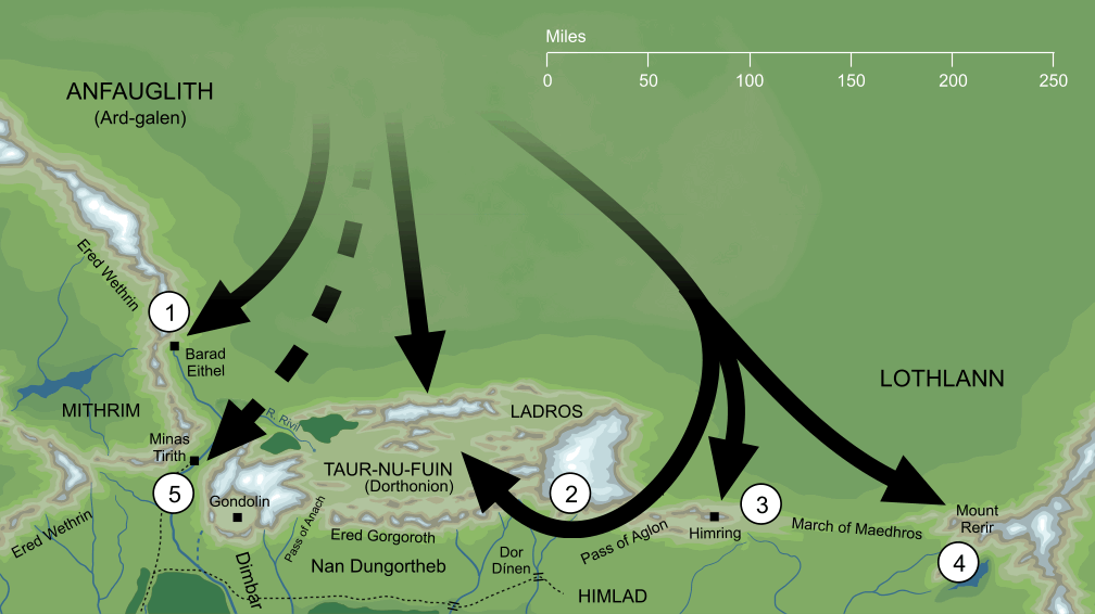 Major Events of the Battle of Sudden Flame