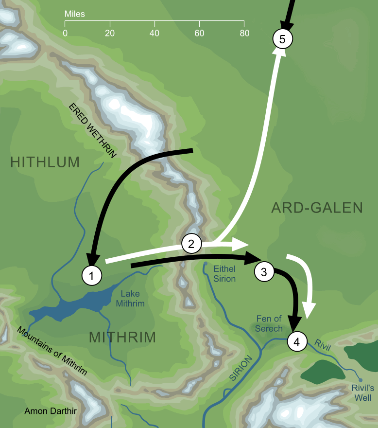 Map of the Dagor-nuin-Giliath