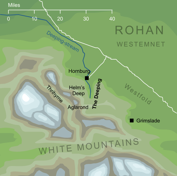 Map of the Deeping