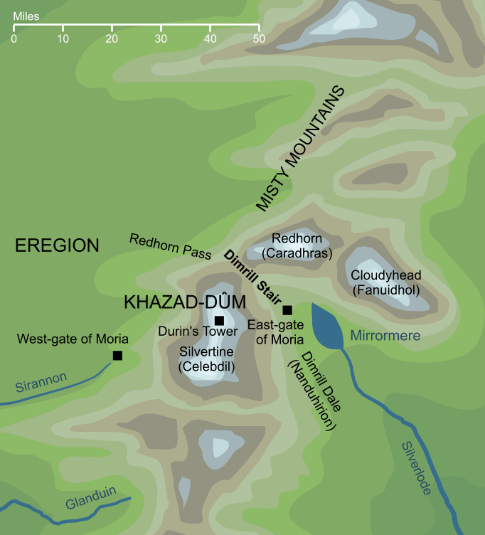 Map of the Dimrill Stair