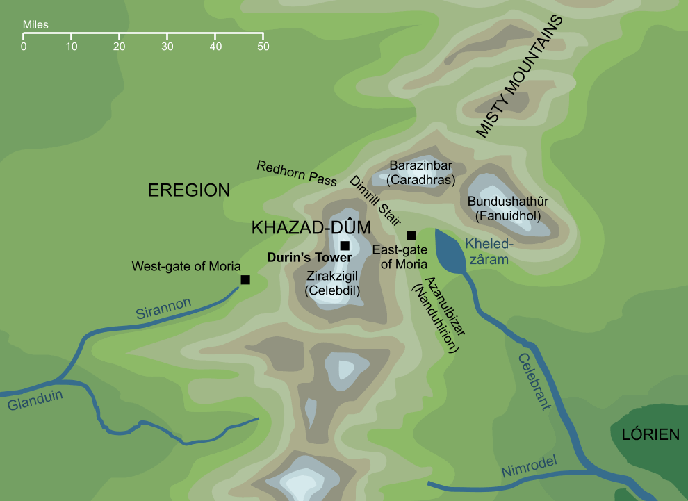 Map of Durin's Tower