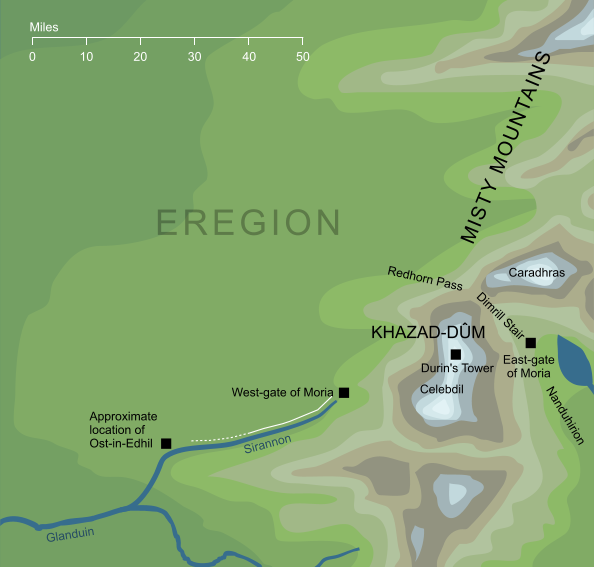 Map of Eregion