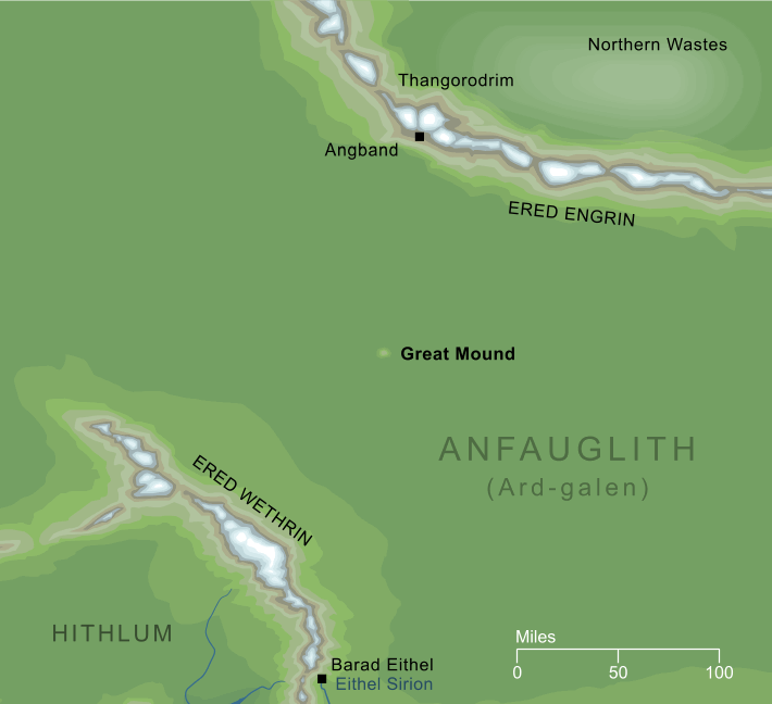 Map of the Great Mound