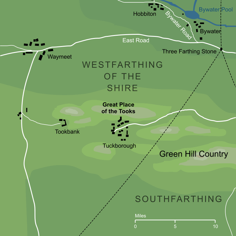 Map of the Great Place of the Tooks