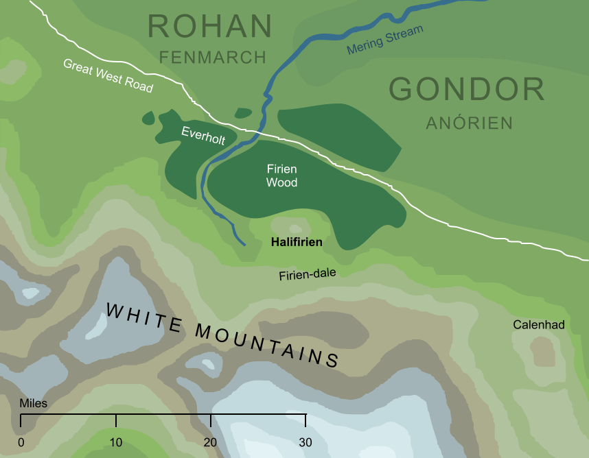 Map of the Halifirien