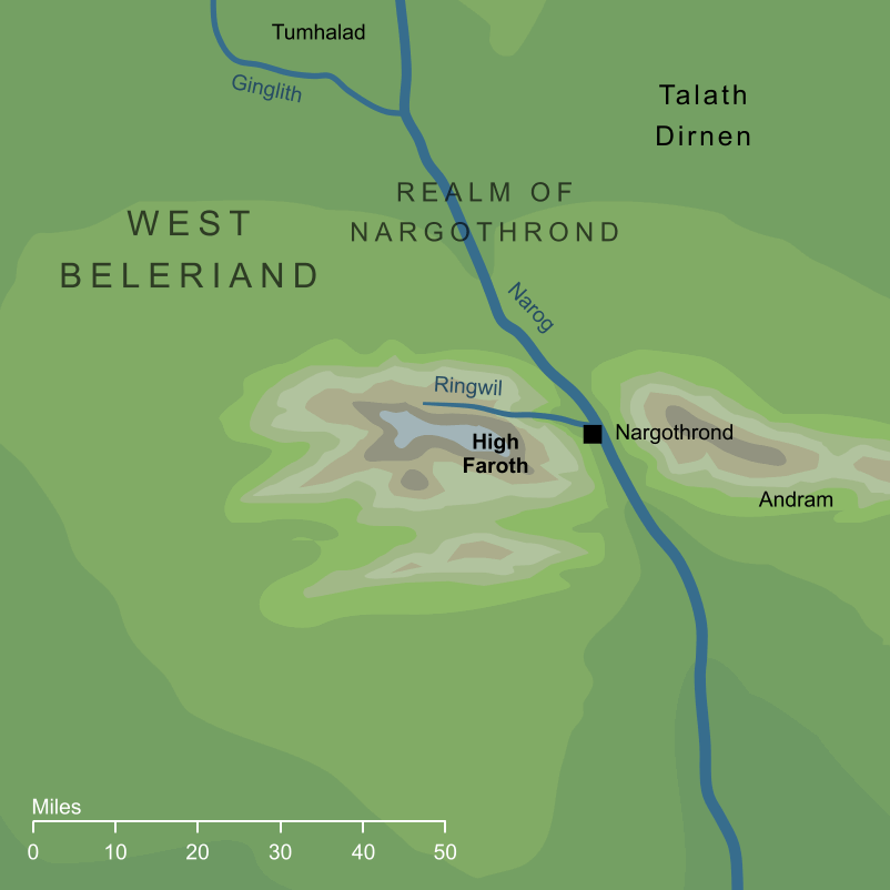 Map of the High Faroth