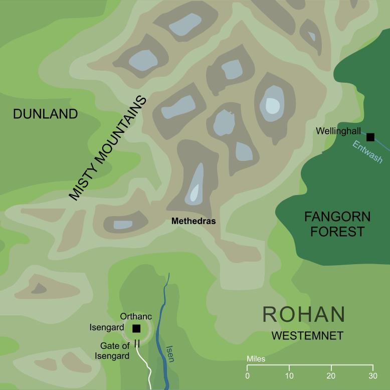 Map of Methedras