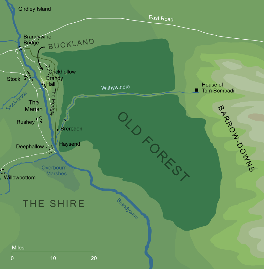 Map of the Old Forest