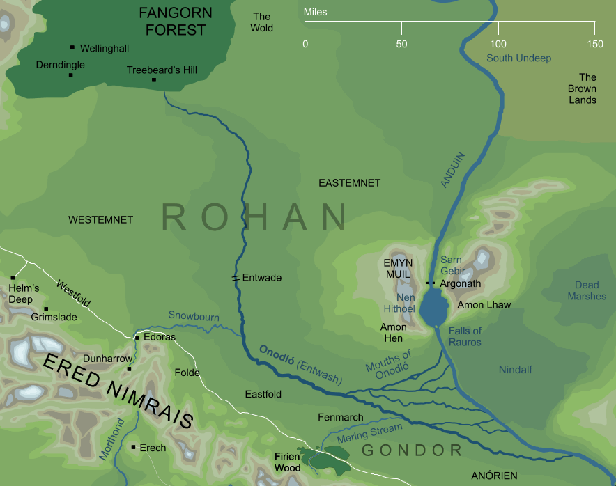 Map of the river Onodló