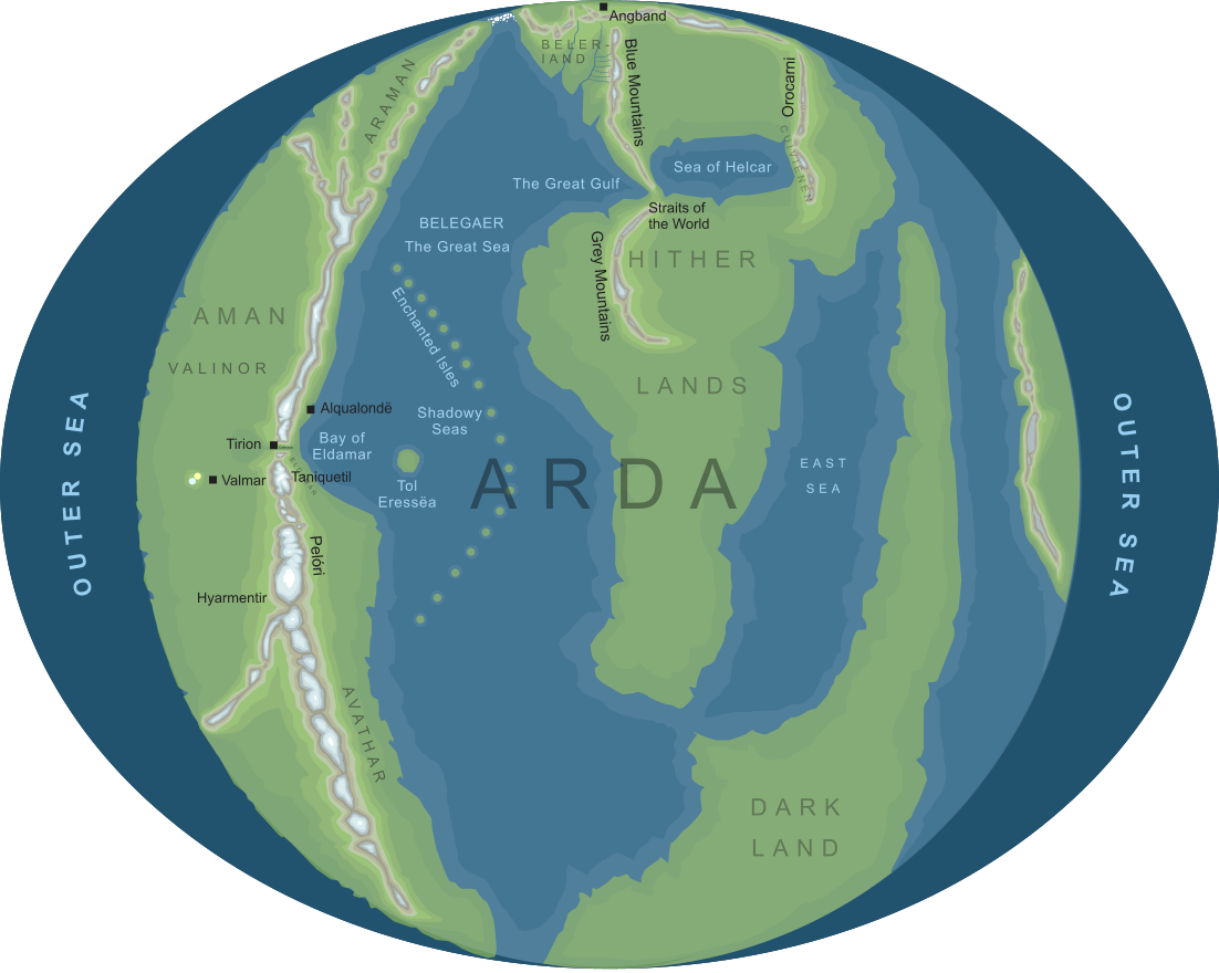 Map of the Outer Sea