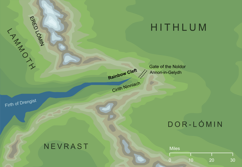 Map of the Rainbow Cleft