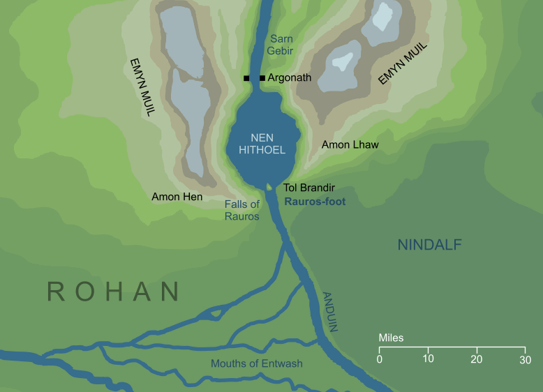 Map of Rauros-foot