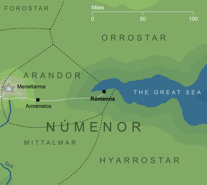 Map of Rómenna