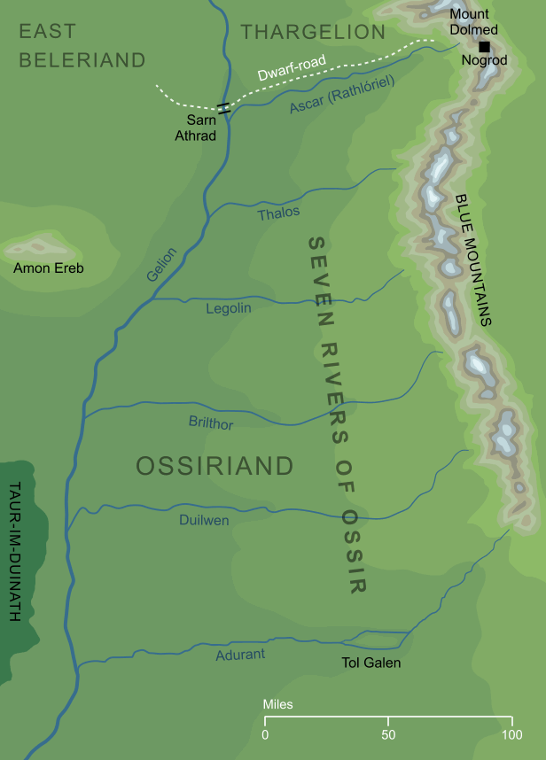 Map of the Seven Rivers of Ossir