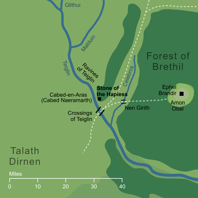 Map of the Stone of the Hapless