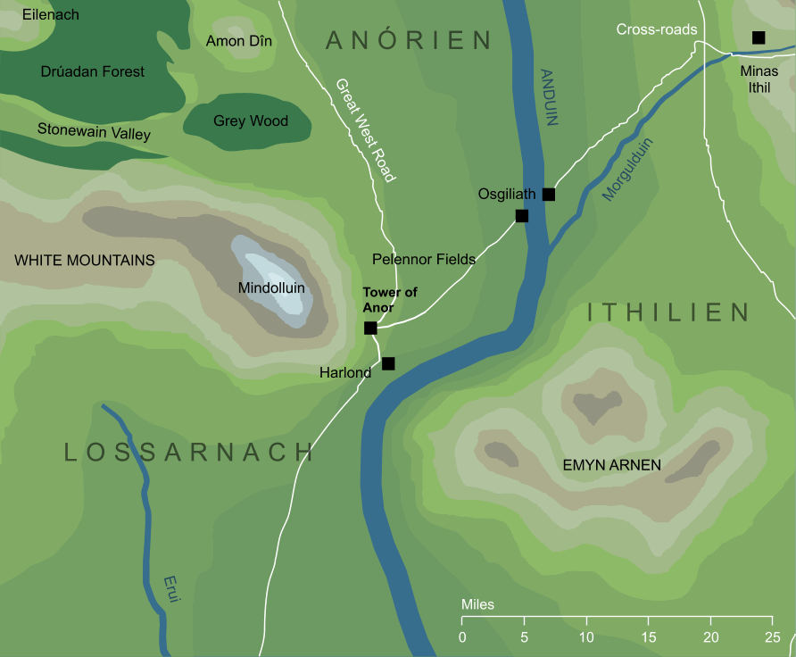 Map of the Tower of Anor