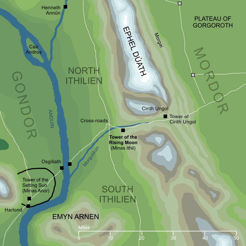 Map of Tower of the Rising Moon