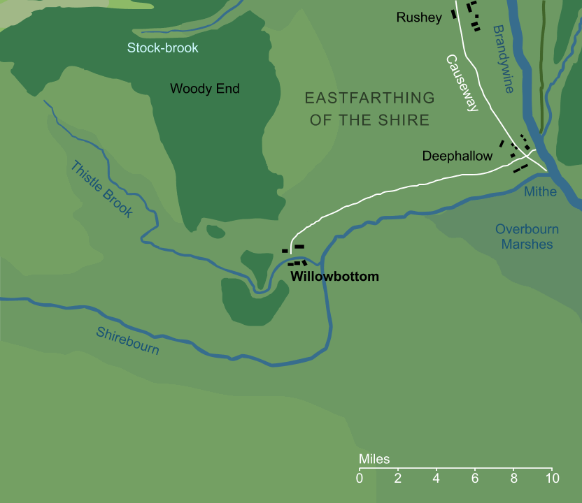 Map of Willowbottom