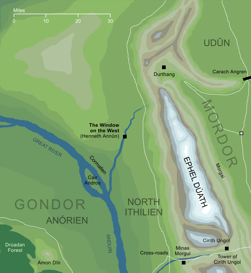 Map of the Window on the West